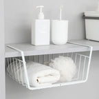 Metal Hanging Storage Basket – Multipurpose Organizer for Kitchen and Bedroom