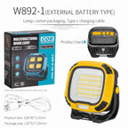 Rechargeable LED Spotlight Lantern – Magnetic Work Light for Outdoor Camping