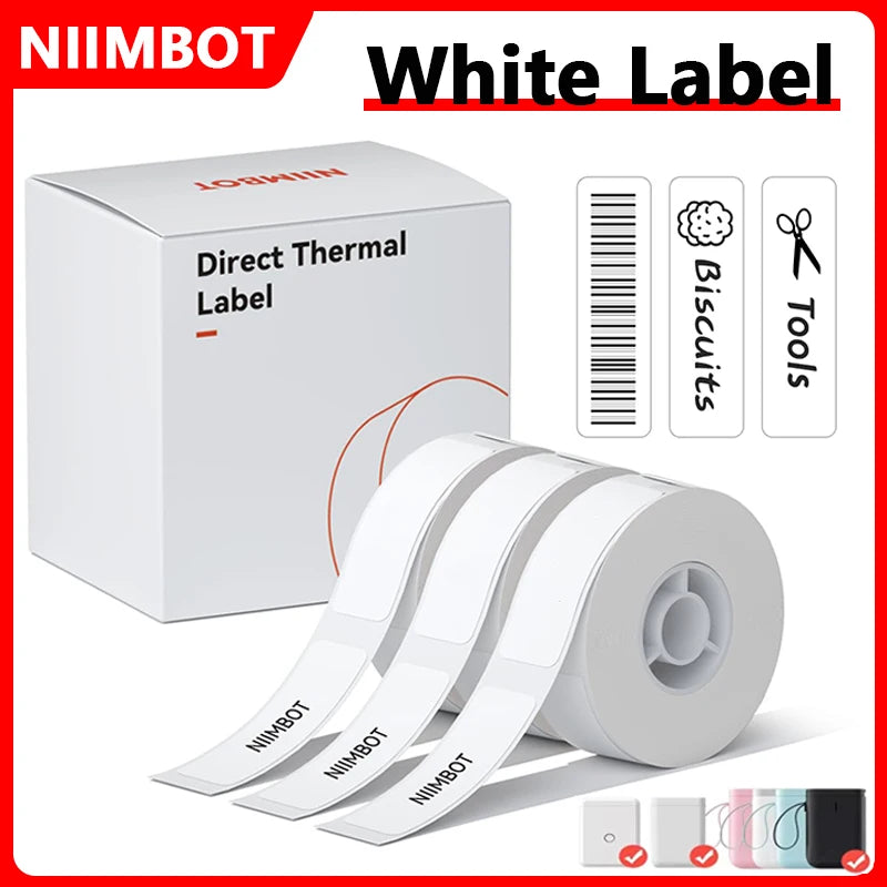 Waterproof Thermal Label Stickers – Adhesive Paper for D11/D110/D101 Printers