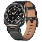 Luxury Leather Watch Band – 47mm Replacement Strap for Samsung Galaxy Ultra