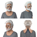Realistic Bald Old Man Mask – Latex Creepy Cosplay Prop for Halloween