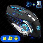 Wireless Gaming Mouse – Silent Bluetooth Mechanical PC Mouse for E-Sports