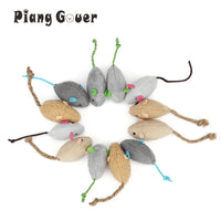 Plush Catnip Mice – Interactive Toy for Kitten Play and Exercise