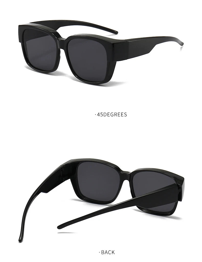Polarized Fit-Over Sunglasses – Anti-Glare Eye Wear for Night Driving