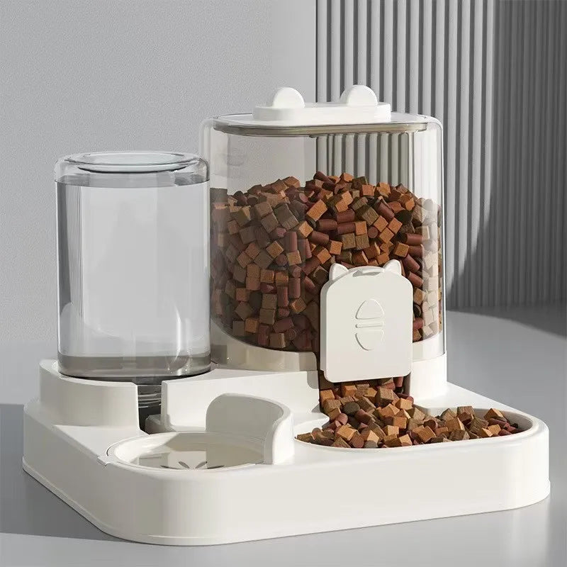 Automatic Pet Feeder – Large Capacity Water Fountain for Dogs and Cats