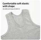 Cotton Sleeveless Vests – Multi-size Solid Sports Tanks for Men and Teenagers
