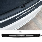 Leather Rear Bumper Guard – Anti-Scratch Protective Strip for Skoda Superb