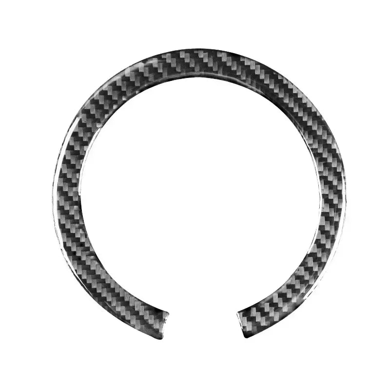 Steering Wheel Trim Cover – Carbon Fiber Interior Decor for Mini Cooper