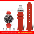 Rubber Watch Strap – Silicone Diving Band for Oris Aquis Series