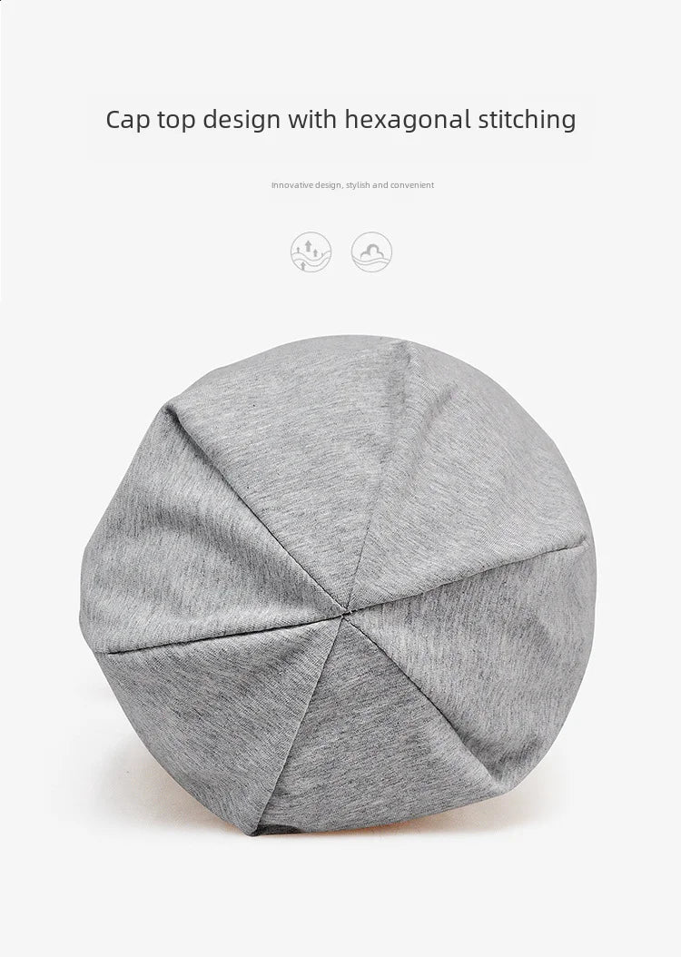 Cotton Sleep Cap – Breathable Unisex Headscarf for Nightwear and Hair Loss