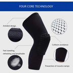 Honeycomb Compression Knee Guards – Youth Protective Gear for Sports