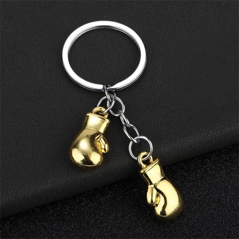 3D Metal Boxing Glove Keychain – Sports Accessory for Men and Women