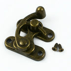 Vintage Brass Toggle Latch – Retro Metal Clasp for Wooden Boxes and Bags
