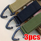 Nylon Tactical Glove Hook – Durable Carabiner Clip for Outdoor Camping