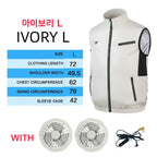 Cooling Fan Vest – Breathable Ice Workwear for Hot Weather Outdoor Labor