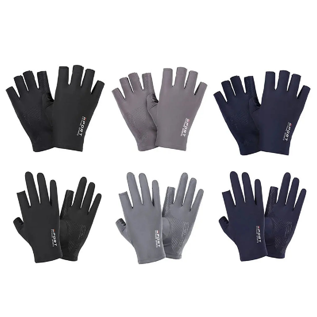 Breathable UV Protective Fishing Gloves – Touch Screen Gear for Outdoor Sports