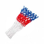 Tri-Color Basketball Net – Heavy-Duty Nylon Rim for Outdoor Sports