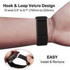 Nylon Hook and Loop Sport Strap – Adjustable Wristband for Garmin Fenix Series