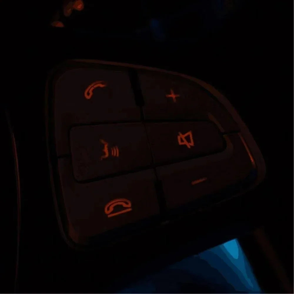Steering Wheel Button Trim – Decorative Stickers for Mercedes Benz Interior