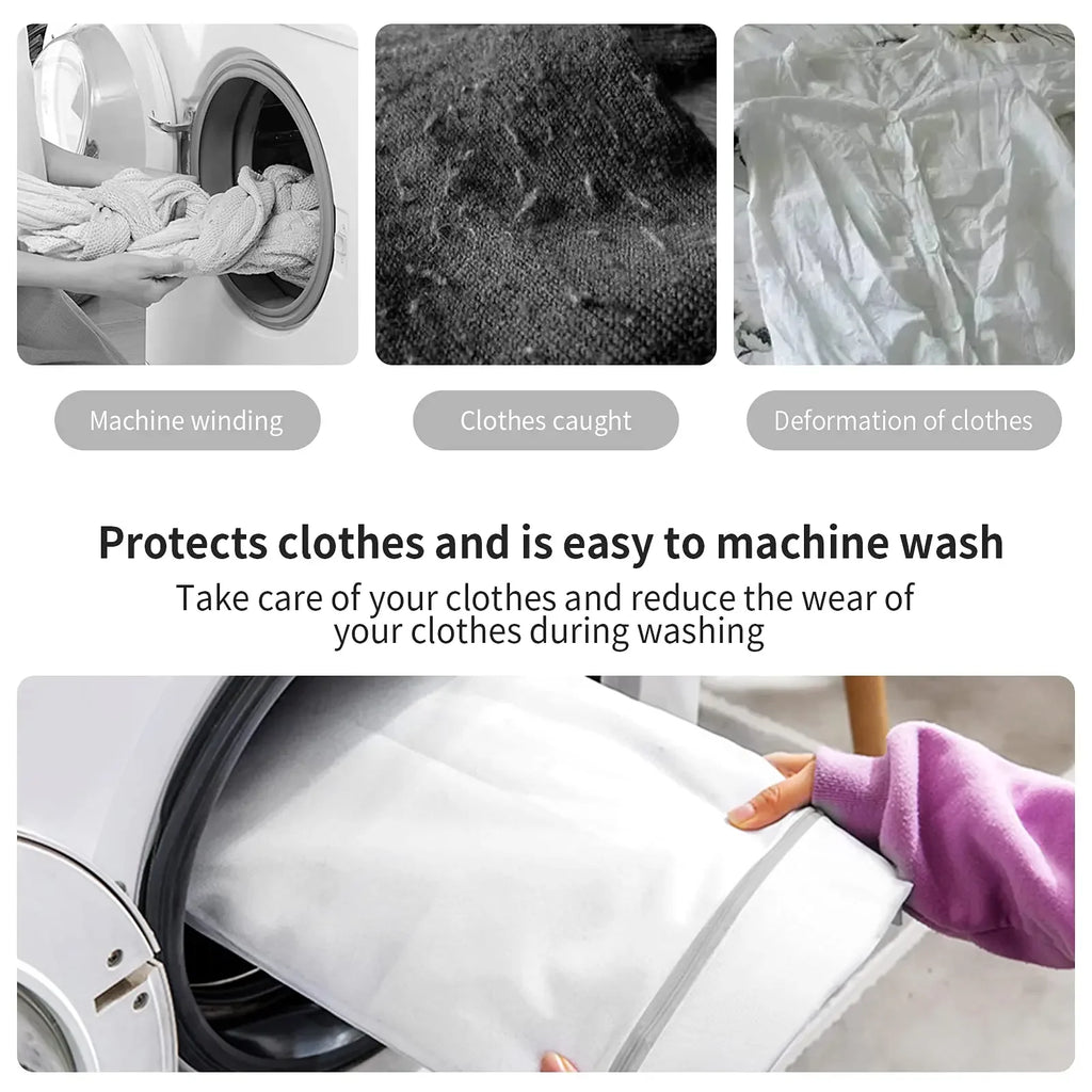 Mesh Laundry Washing Bag – Protective Clothing Organizer for Travel and Home