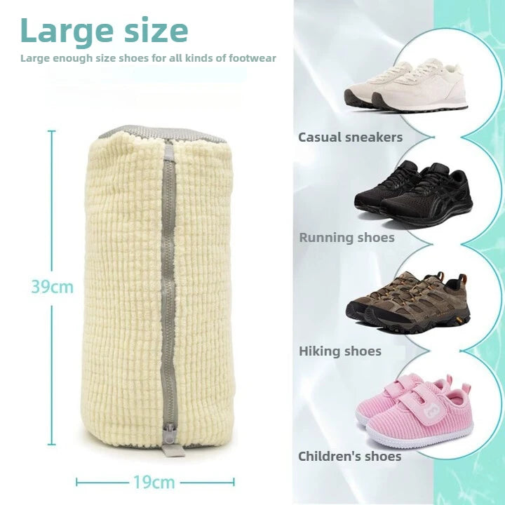 Heavy Duty Mesh Shoe Wash Bag – Protective Sneaker Laundry Carrier for Cleaning