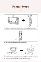 Foldable Director Chair – Aluminum Alloy for Camping Beach and Fishing