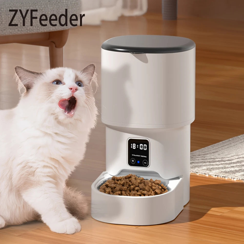 4L Smart Pet Feeder – WiFi Automatic Food Dispenser for Cats and Dogs