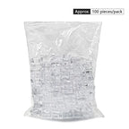 Reusable Acrylic Fake Ice Cubes – Transparent Photo Props for Product Display