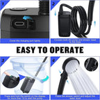 Rechargeable Portable Shower – 6000mAh LED Electric Pump for Outdoor Camping