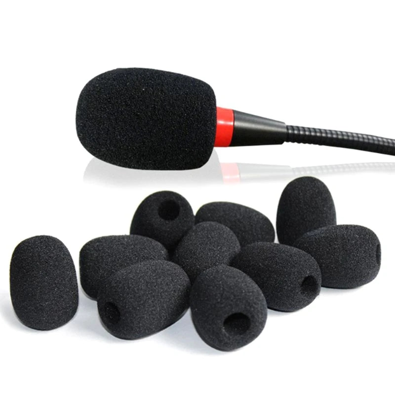 Microphone Foam Windscreen Covers – 5 Sizes for Headset Noise Reduction
