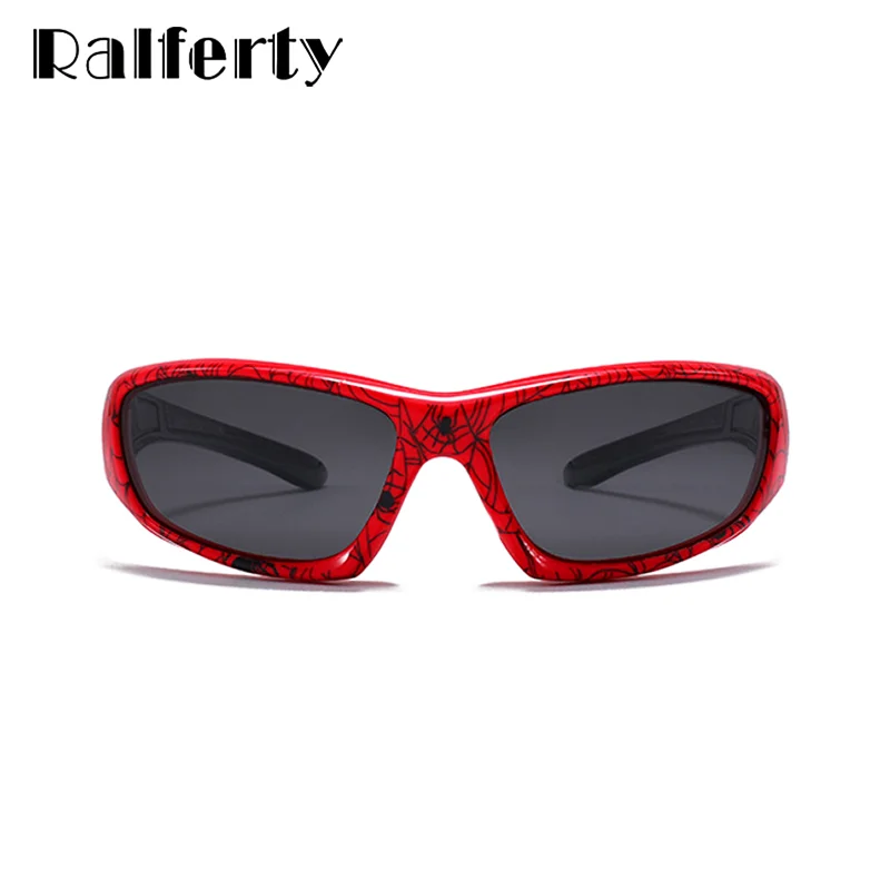 Polarized Spider Web Kids Sunglasses – UV400 Outdoor Sport Shades for 3-9y