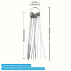Stainless Steel Cleaning Brushes – Multi-Size Needle Set for Shower Heads