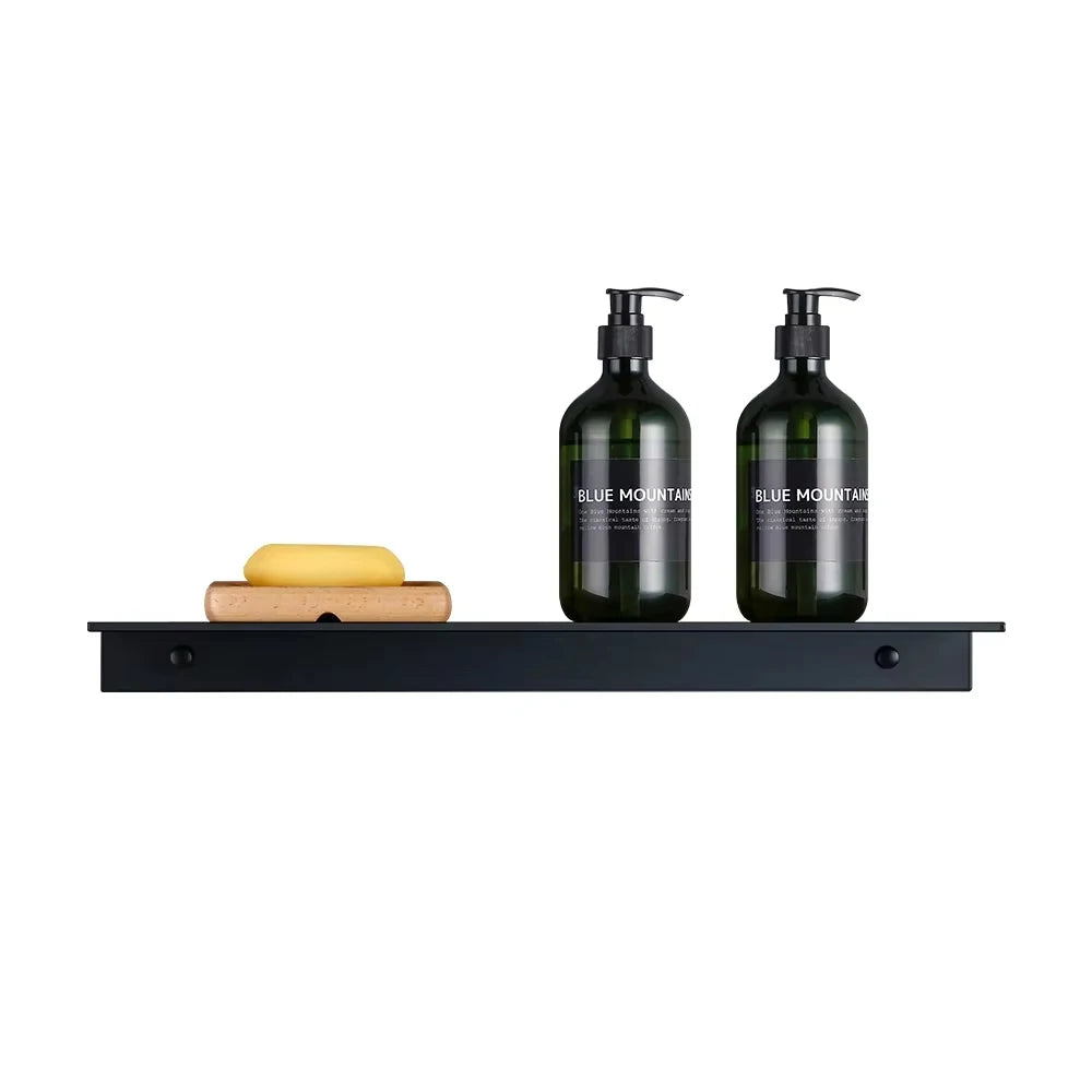 Aluminum Floating Wall Shelves – Modern Metal Storage for Home Decor