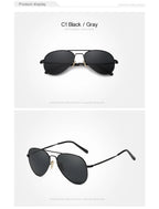 KINGSEVEN Alloy Pilot Sunglasses – Polarized UV400 Eyewear for Women Retro Style