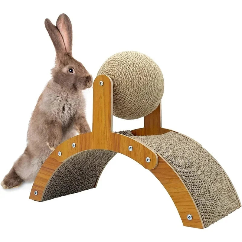 Natural Sisal Cat Scratcher – Furniture Protector for Indoor Play