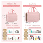 Foldable Toiletry Bag – Waterproof Travel Organizer for Cosmetic Storage