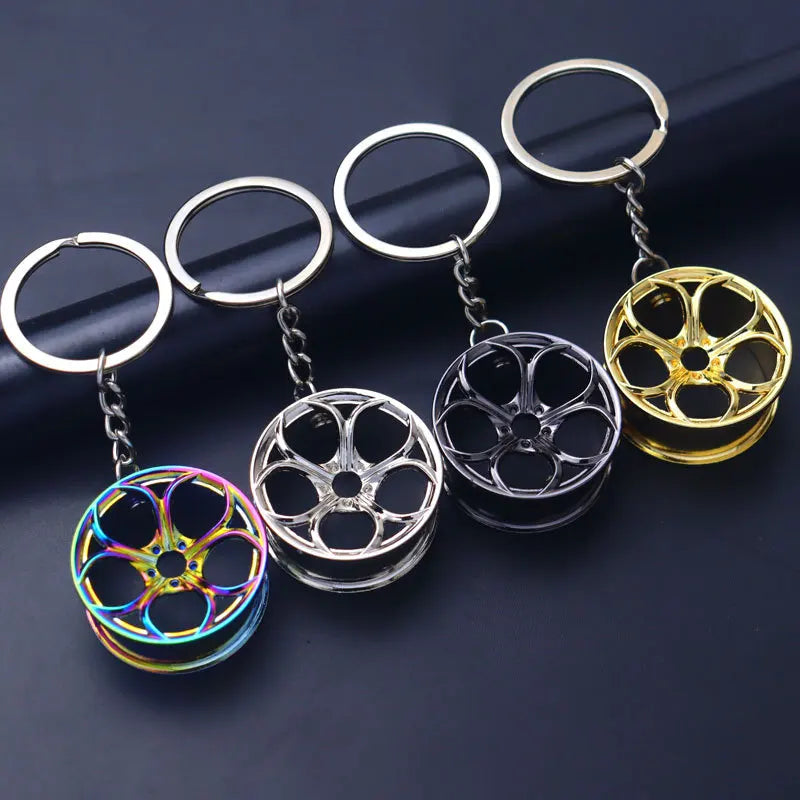 Metal Vernier Caliper Keychain – Miniature Bottle Opener for Car Accessories