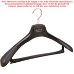 Wide Shoulder Plastic Hangers – Seamless Coat Racks for Wardrobe Storage