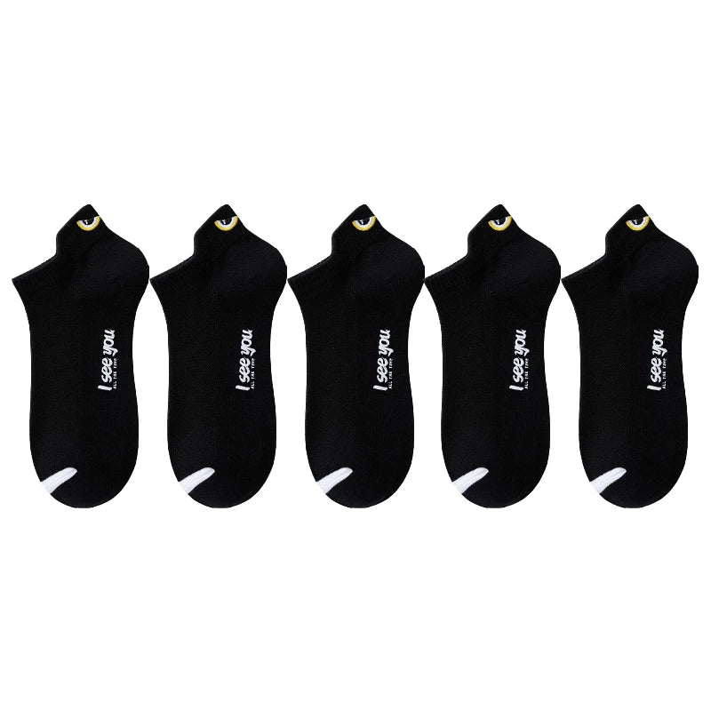 Breathable Ankle Socks – Thin Low-Cut Athletic Wear for Men and Women