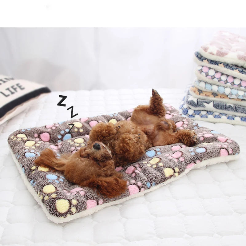 Washable Plush Pet Sofa Bed – Soft Winter Sleeping Mat for Small Large Dogs