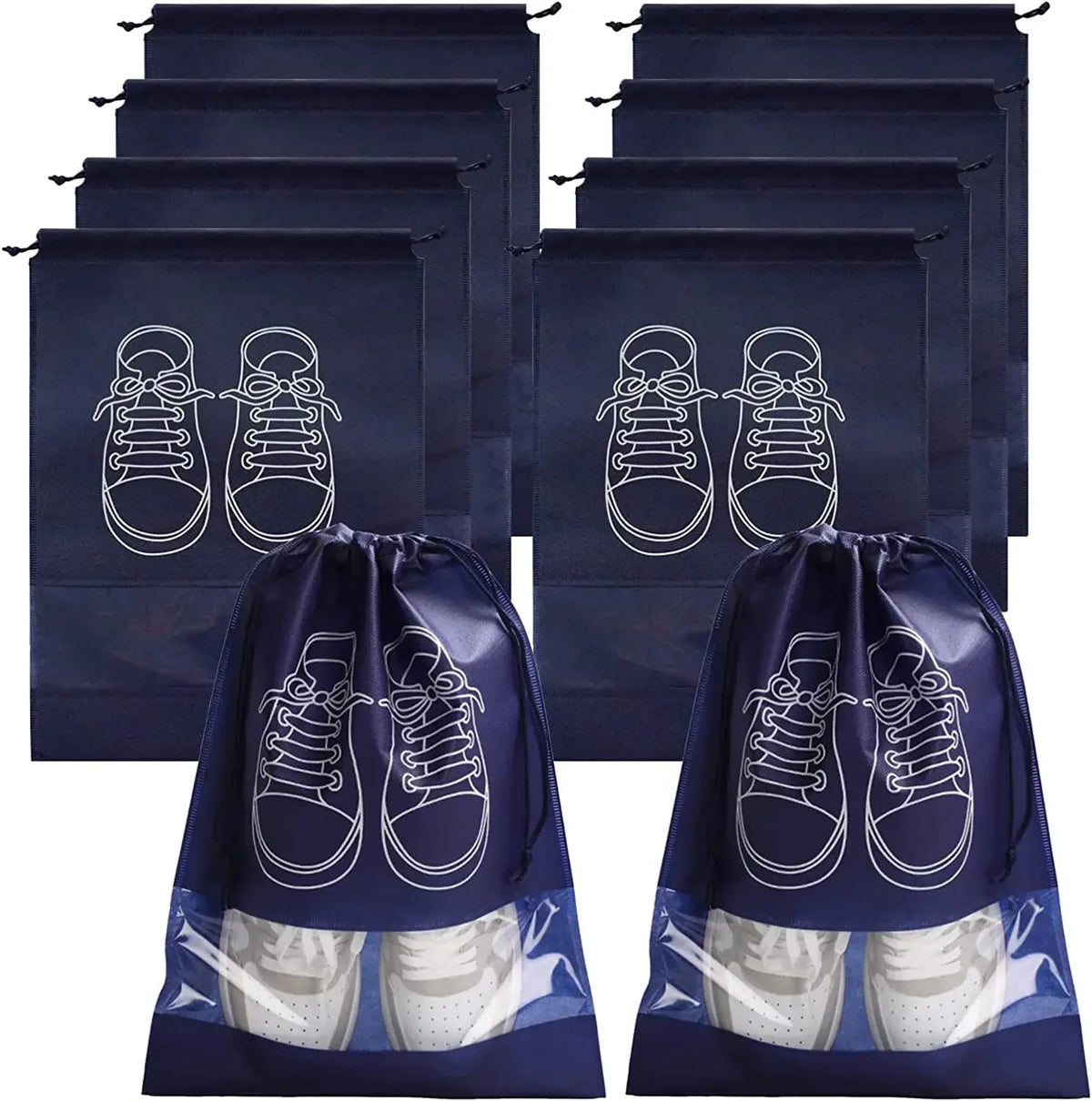 Non-Woven Shoe Storage Bags – Portable Dust-Proof Pouches for Travel and Home