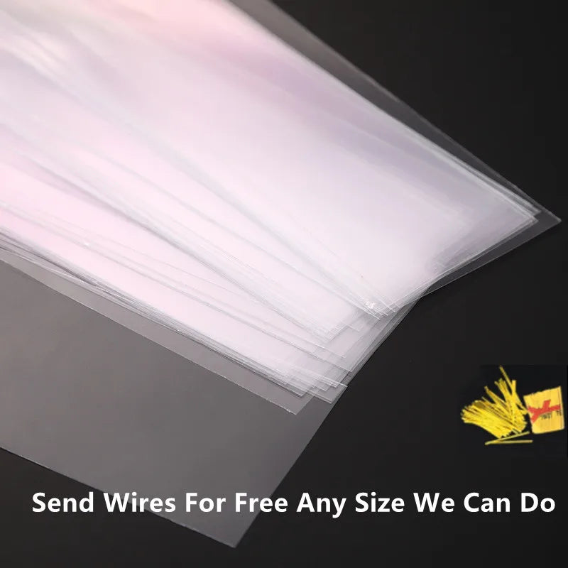 Clear Cellophane Bags – OPP Plastic Flat Pouch for Party Food Packaging