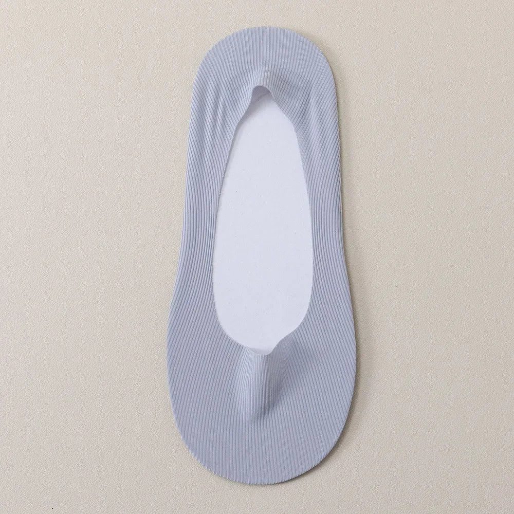 Men's Low Cut No Show Socks – Breathable Silicone Non-Slip for Daily Wear