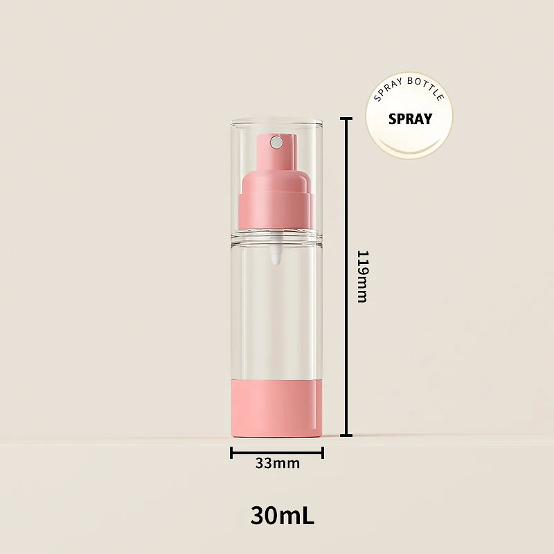 Portable Vacuum Pump Bottle – Refillable Nordic Lotion Dispenser for Travel