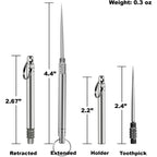 Titanium Pocket Toothpick – Reusable Metal Tool for Camping and Travel
