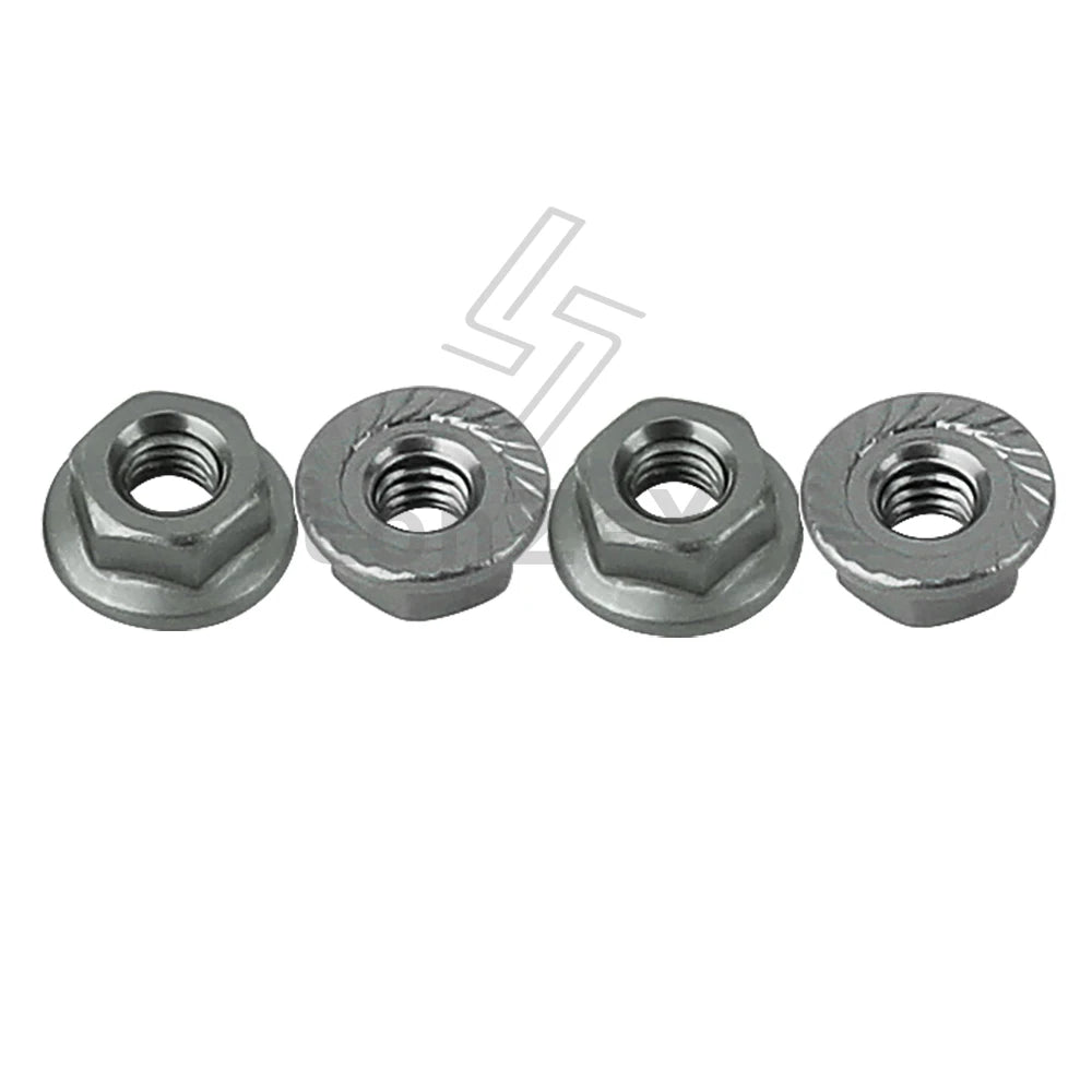 Aluminum Alloy Flange Lock Nut M4 – Universal Parts for 1/10 RC Crawler