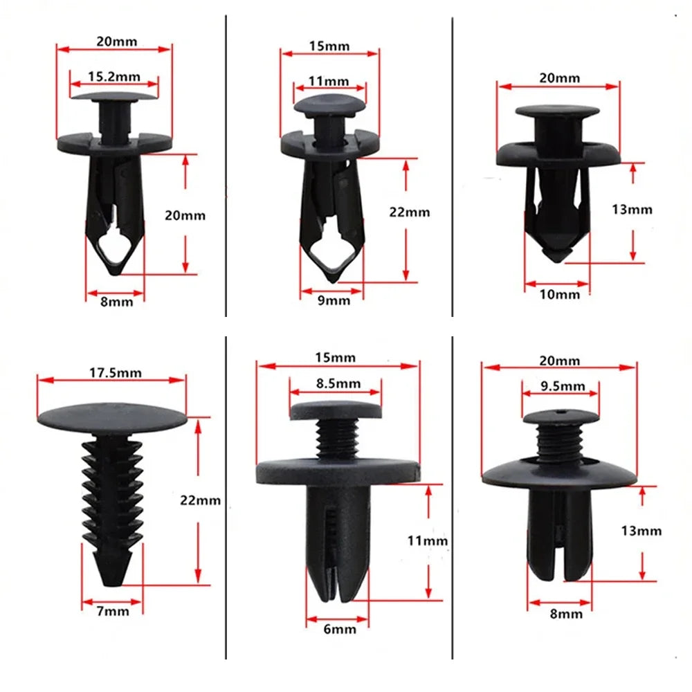 Automotive Fastener Clip Kit – Universal Retainers for Car Body Repairs