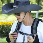 Breathable Mesh Sun Hat – Unisex UV Protection for Fishing and Hiking