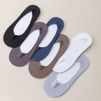 Men's Low Cut No Show Socks – Breathable Silicone Non-Slip for Daily Wear