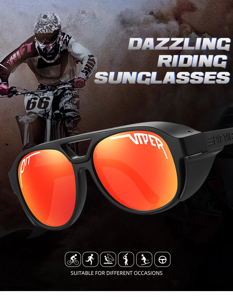 Polarized Cycling Sunglasses – UV400 Windproof Sport Eyewear for MTB Road Bike
